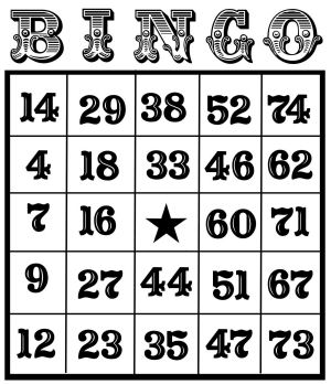 Bingo Card Template on Of A Goldthorpe Erikson Mobility Table Disguised As A Bingo Card