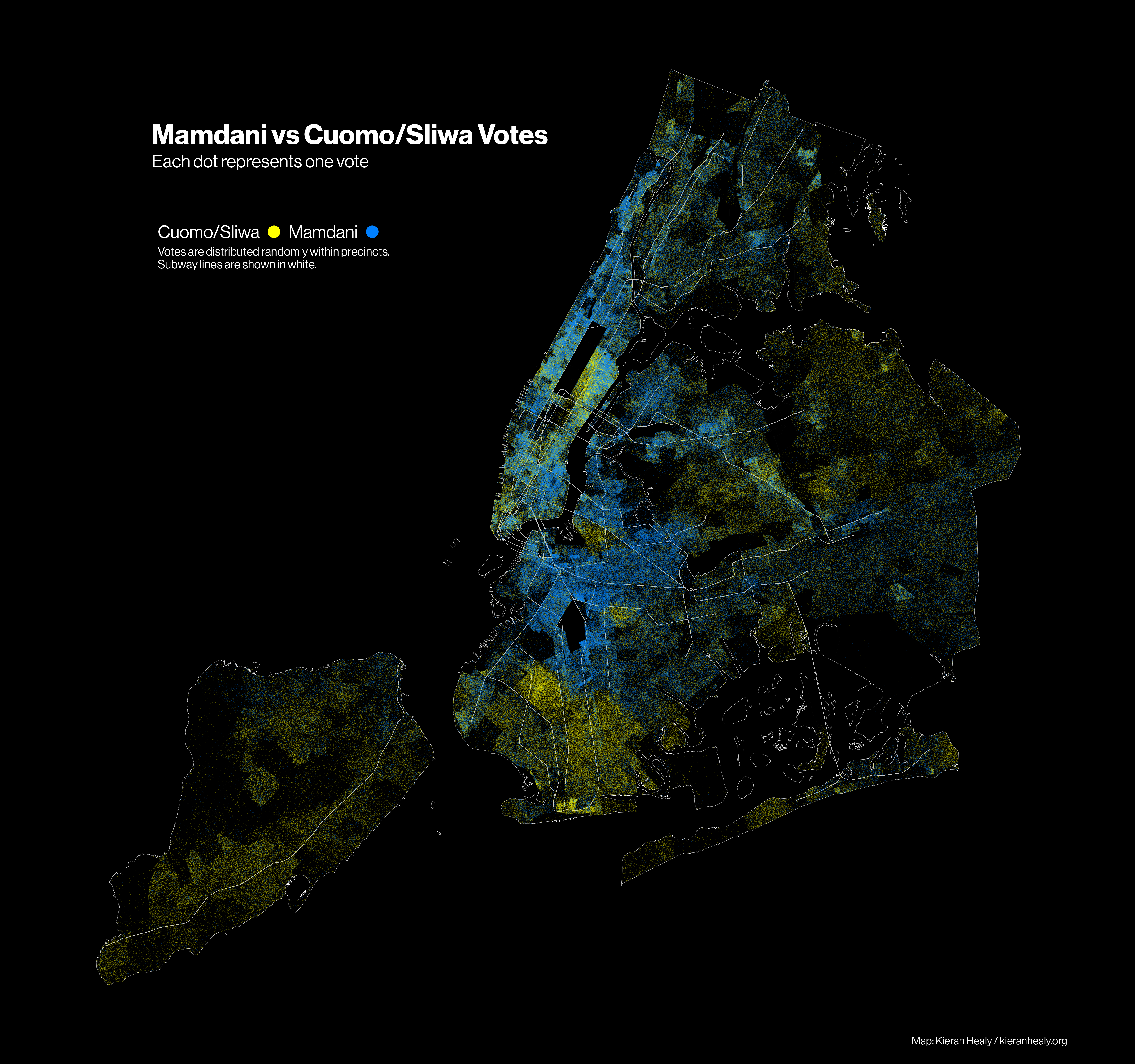 Mamdani vs Sliwa and Cuomo