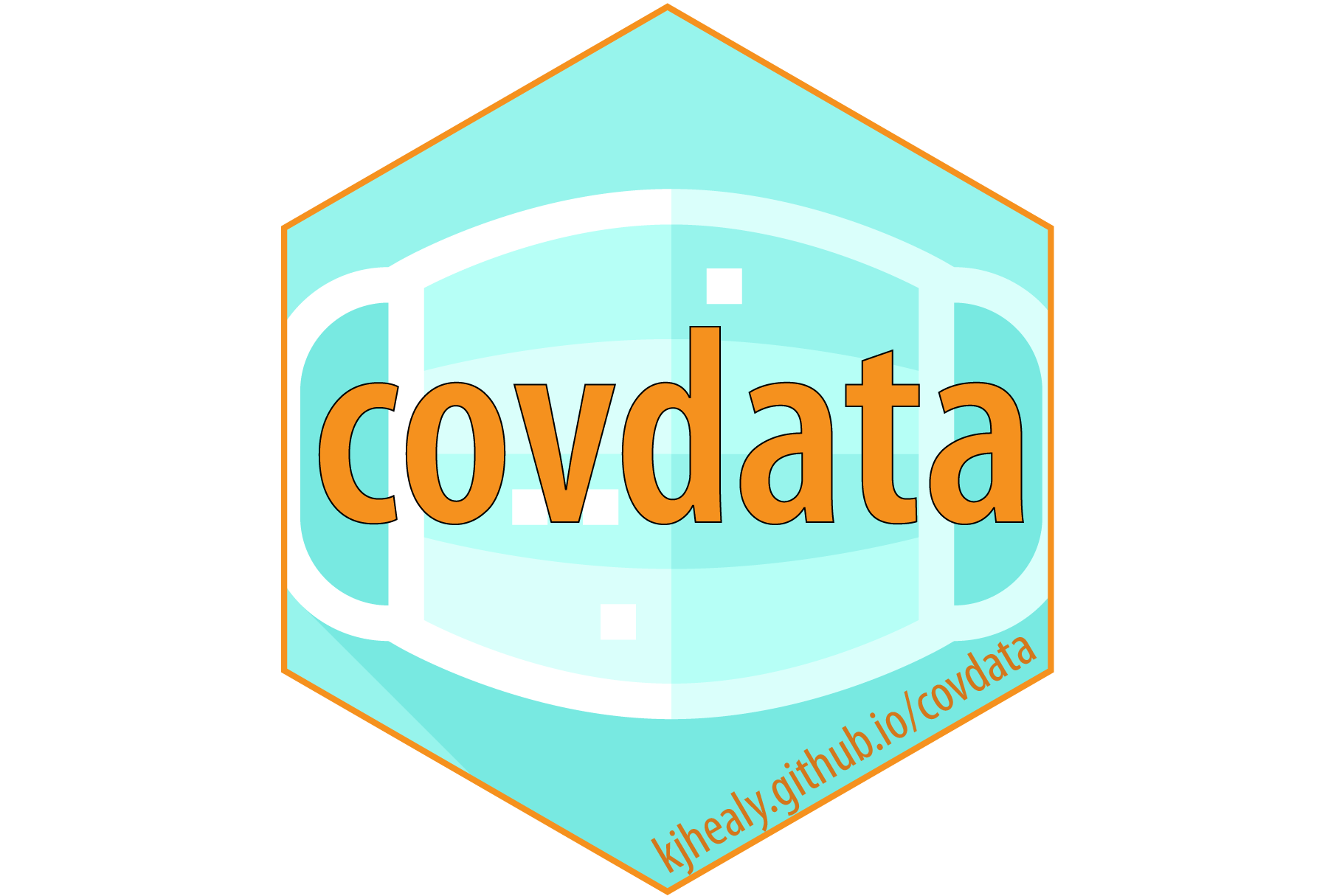 The covdata logo